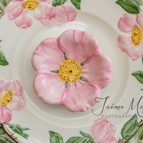 4 (Four) Franciscan Desert Rose Bread Plates - Picture 3 of 3